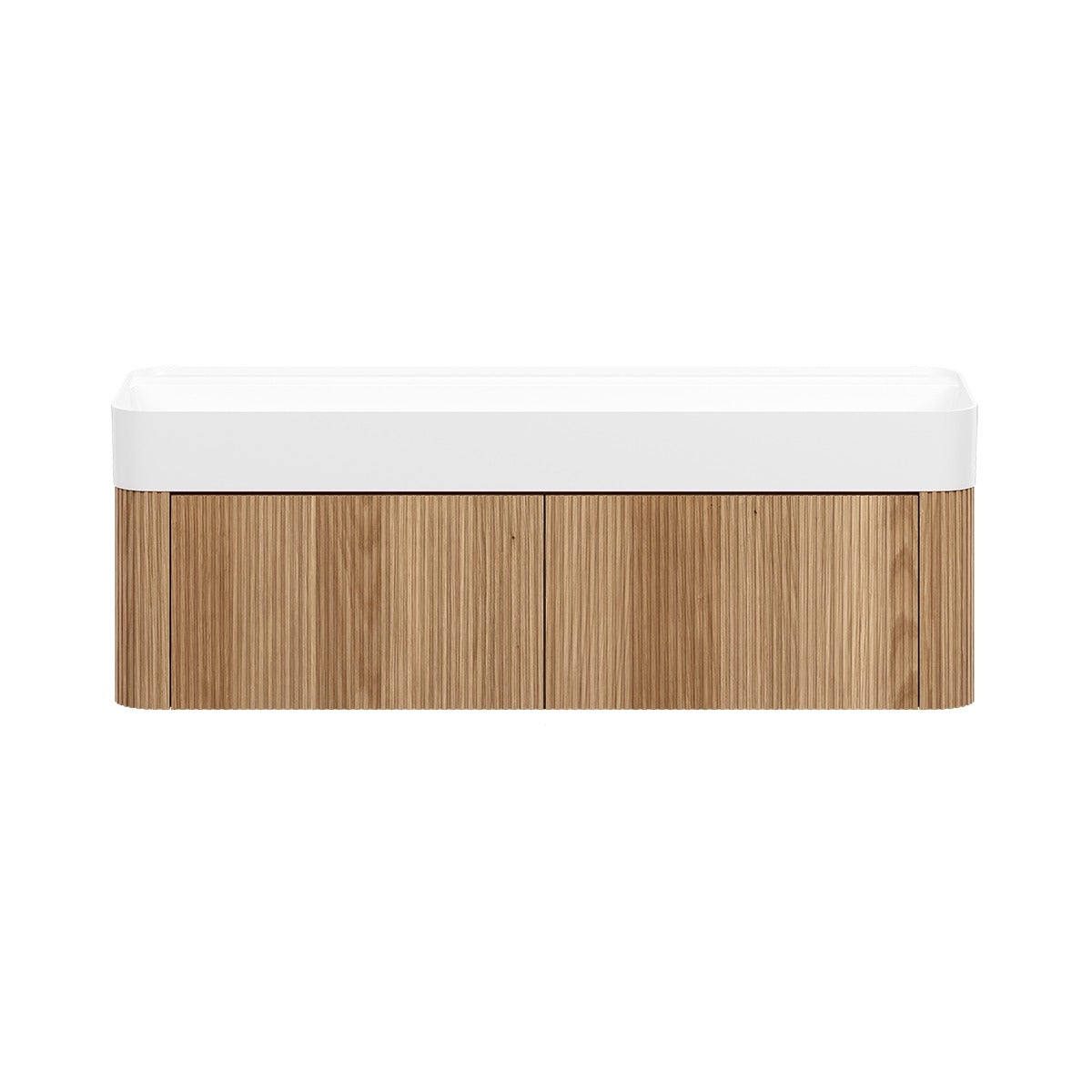LEVANTE Wall Hung Vanity 1200mm Light Oak Timber Veneer w/ Top
