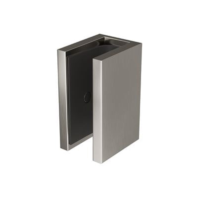 Glass Clip Brushed Nickel 10mm