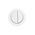 SPIN & FRANKIE Round Cistern Button White