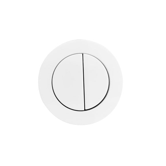 SPIN & FRANKIE Round Cistern Button White