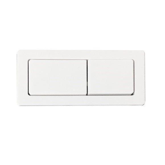 Square White Cistern Buttons to suit 6003 & 6090