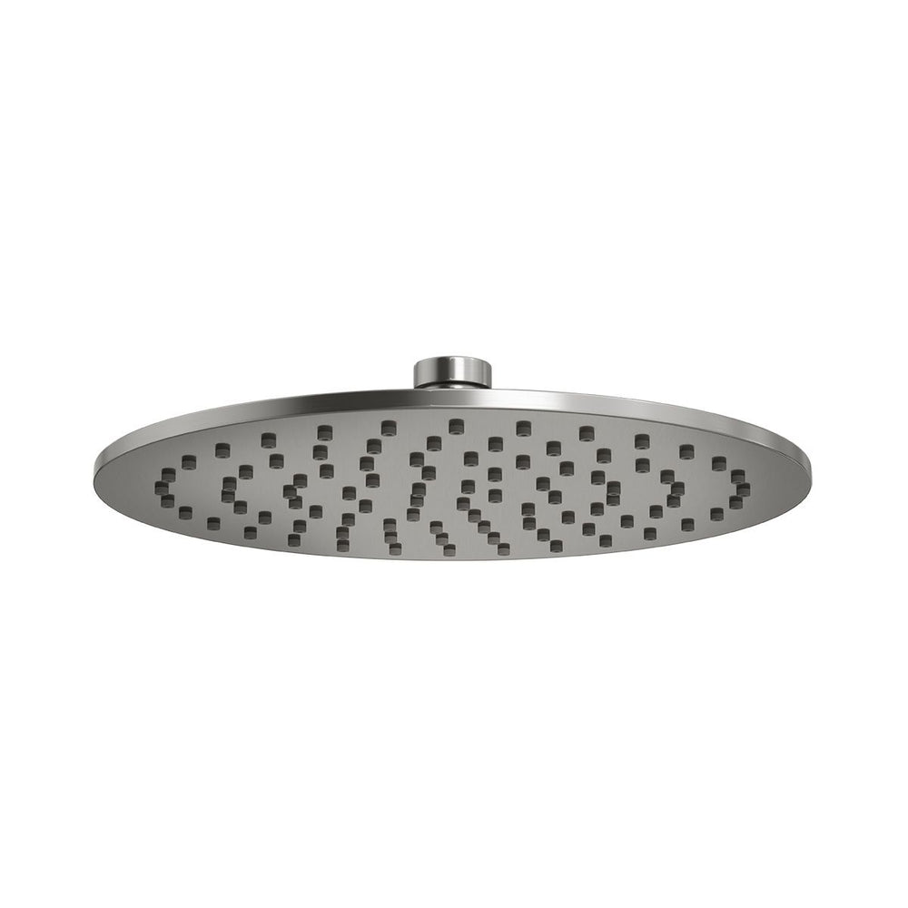 MONSOON Round Shower Head Brushed Nickel 250mm