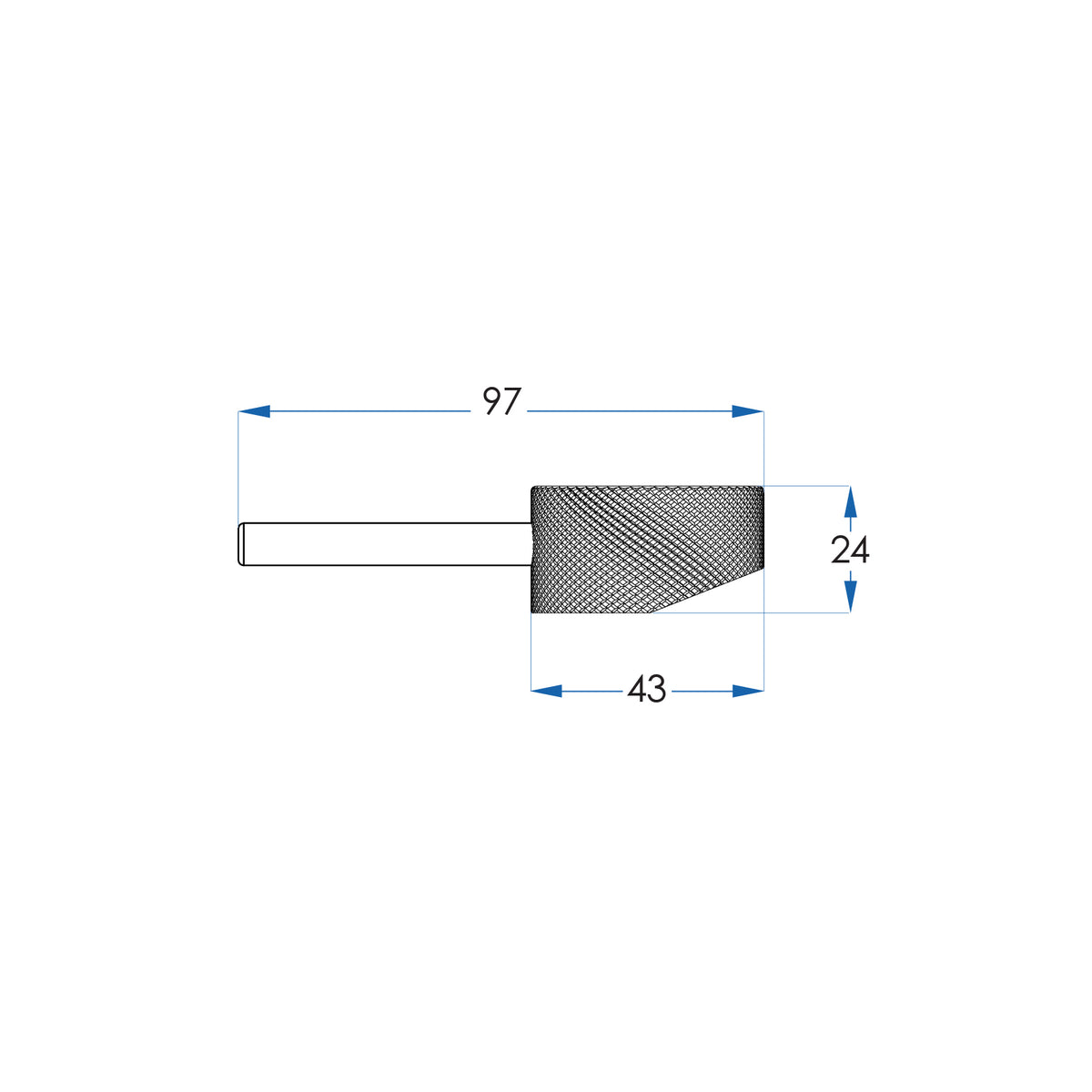 MESH Pin Handle Brushed Nickel