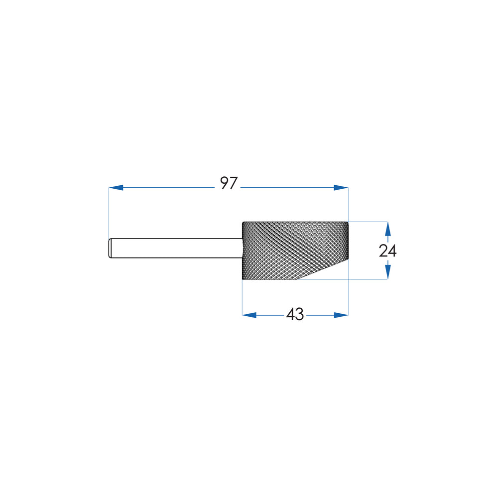 MESH Pin Handle Matte Black