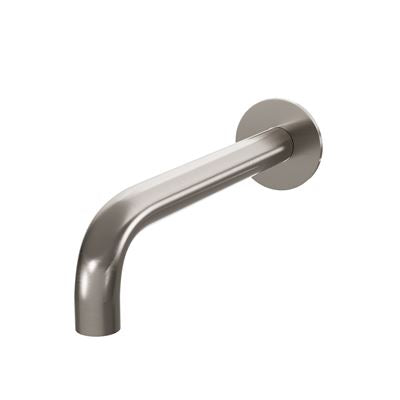 SPIN In Wall Bath Spout Brushed Nickel 220mm