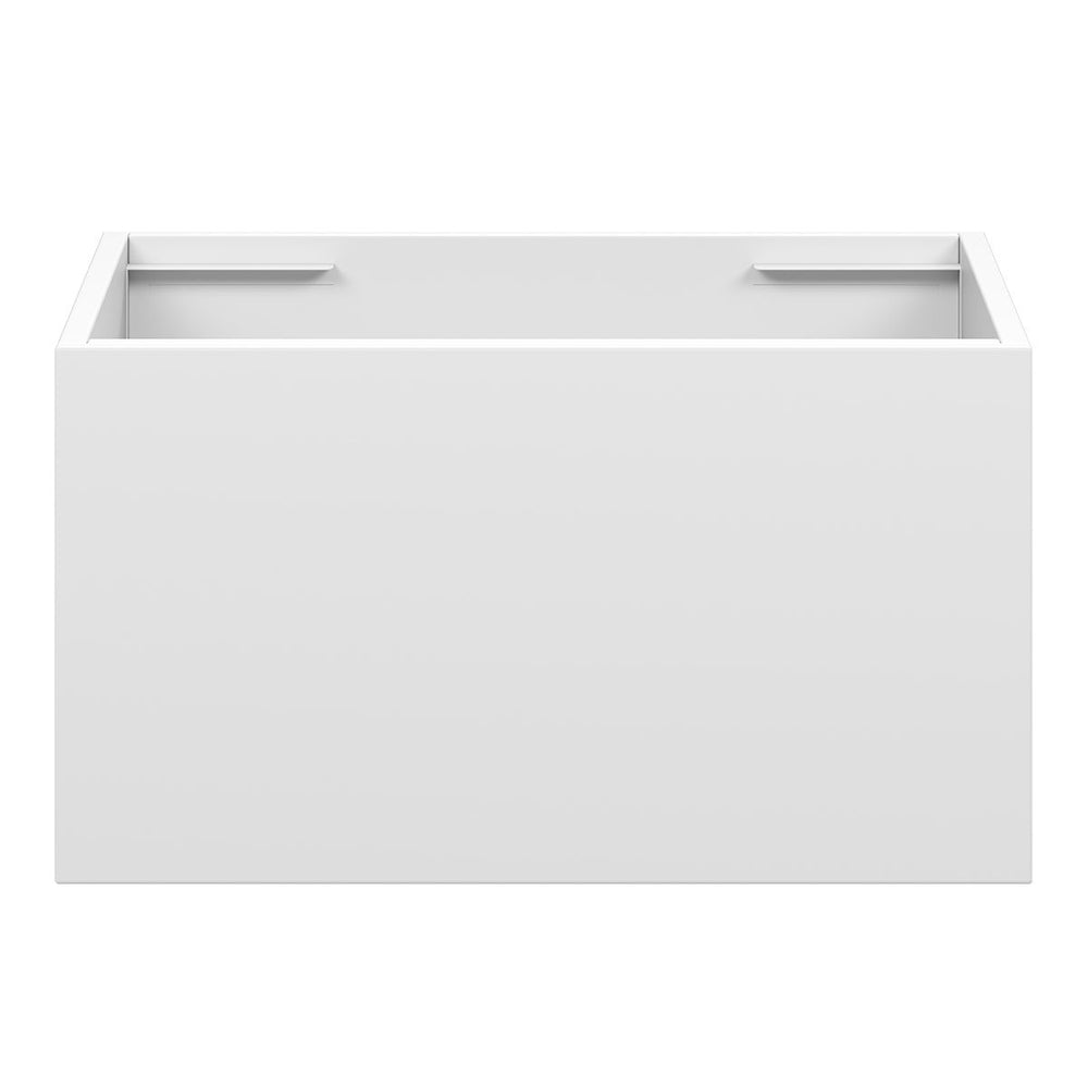 EDEN Wall Hung Vanity 600mm Matte White, front view