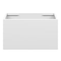 EDEN Wall Hung Vanity 600mm Matte White, front view
