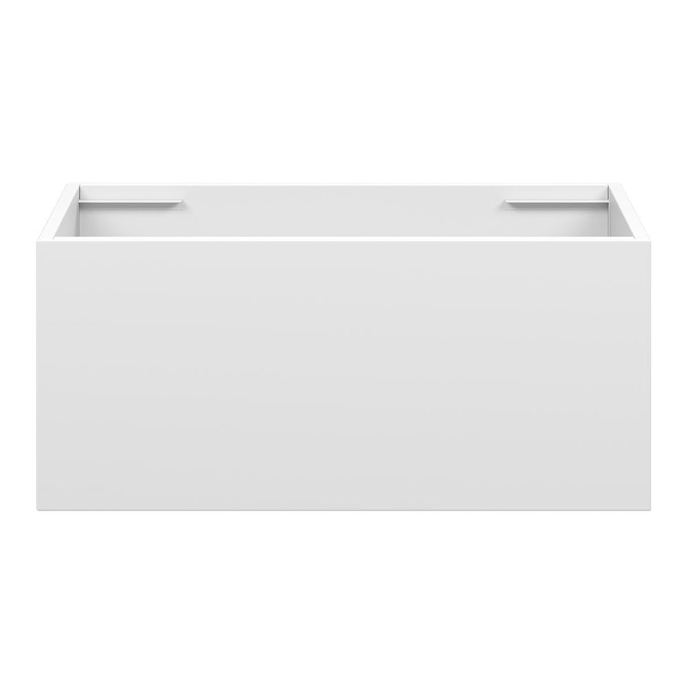 EDEN Wall Hung Vanity 750mm Matte White, front view