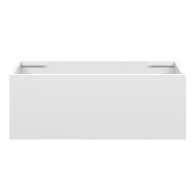 EDEN Wall Hung Vanity 900mm Matte White, front view