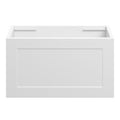 BOSTON Wall Hung Vanity 600mm Matte White, front view