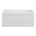 BOSTON Wall Hung Vanity 750mm Matte White, front view