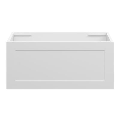 BOSTON Wall Hung Vanity 750mm Matte White, front view