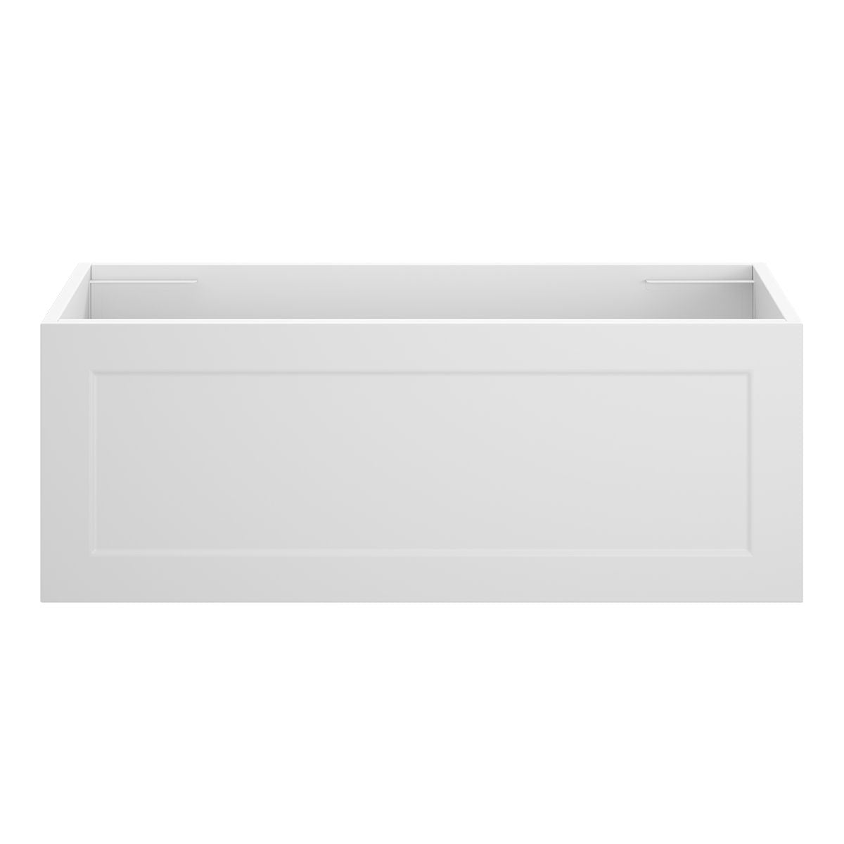 BOSTON Wall Hung Vanity 900mm Matte White, front view
