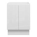 AMALFI Floor Mount Vanity 600mm Gloss White, front view