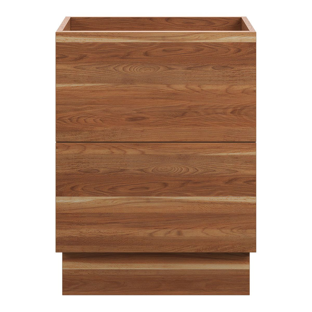 COMO Floor Mount Vanity 600mm Timber Laminate, front view