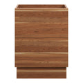 COMO Floor Mount Vanity 600mm Timber Laminate, front view
