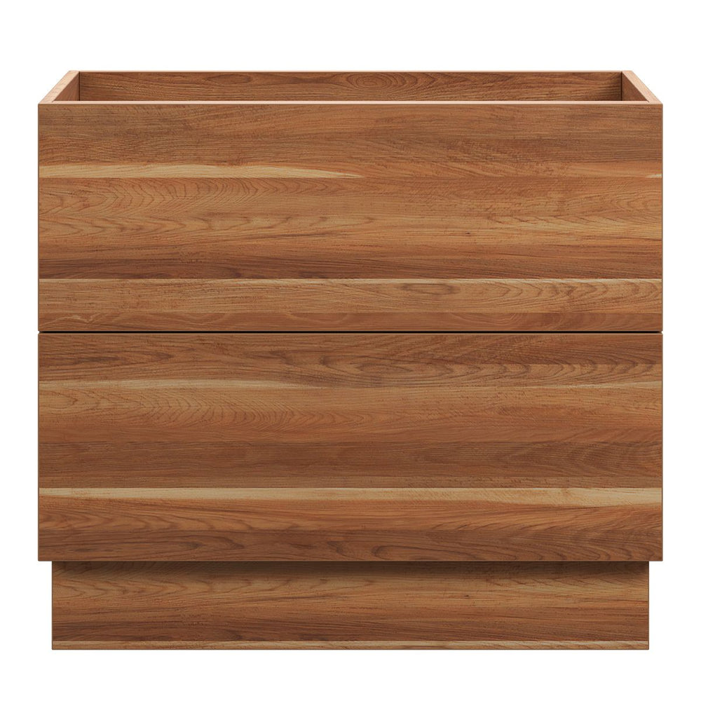COMO Floor Mount Vanity 900mm Timber Laminate, front view