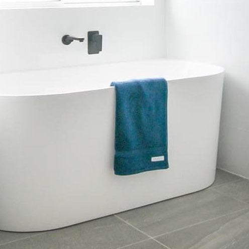 OMEGA In Wall Swivel Bath Spout Matte Black 220mm