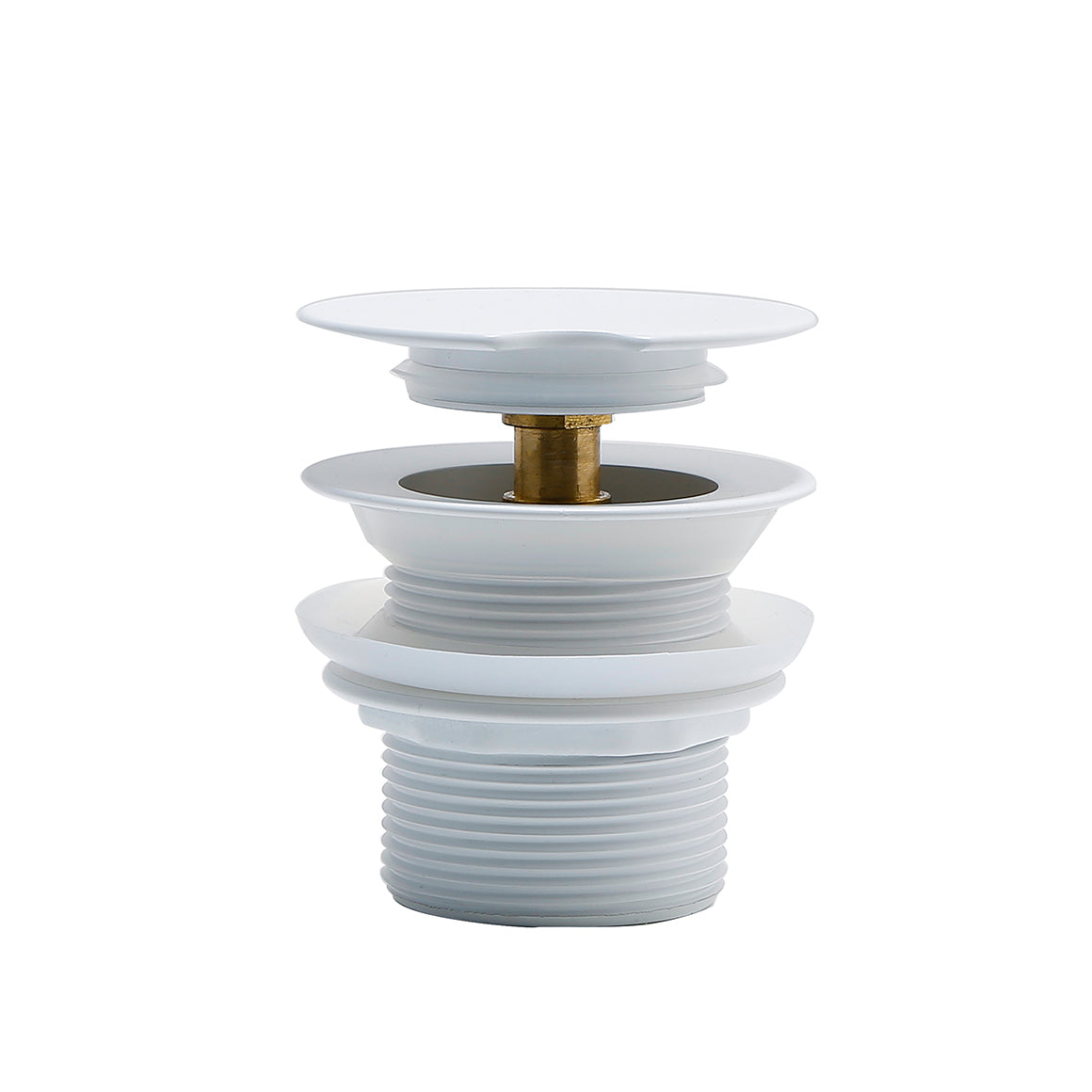 TURN DOWN 40mm Waste Without Overflow Matte White 40x60mm