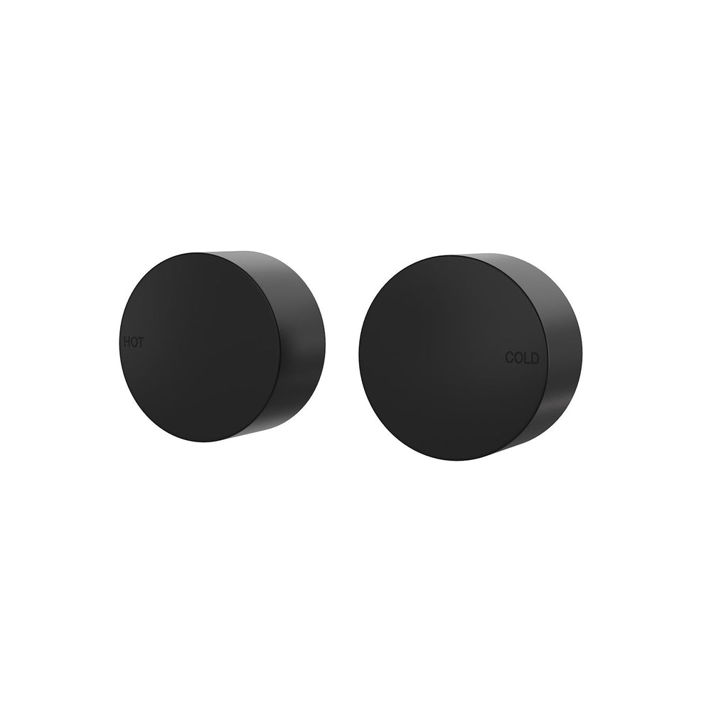 SPIN In Wall Top Assemblies Set Matte Black