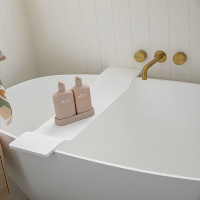 SPIN In Wall Top Assemblies Set Brushed Brass