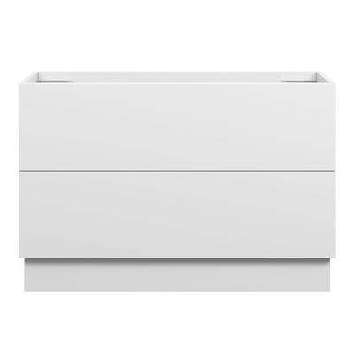 EDEN Floor Mount Vanity 1200mm Matte White, front view