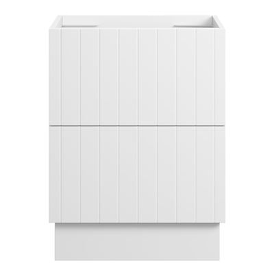 VENICE Floor Mount Vanity 600mm Matte White