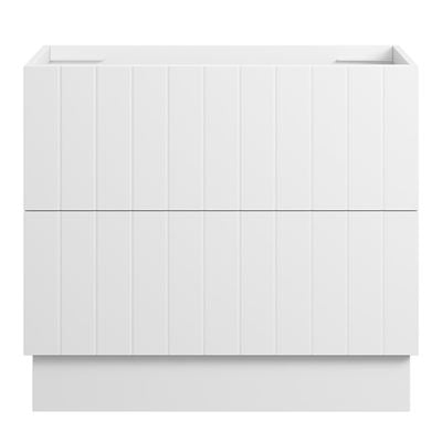 VENICE Floor Mount Vanity 900mm Matte White