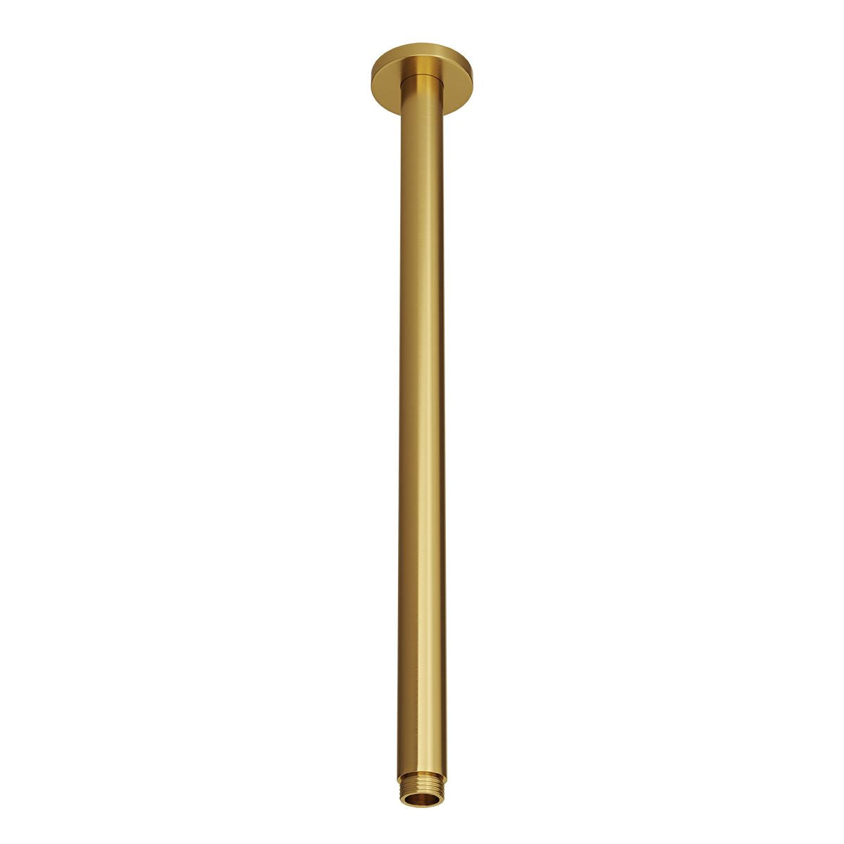 SPIN Ceiling Dropper Brushed Brass 450mm