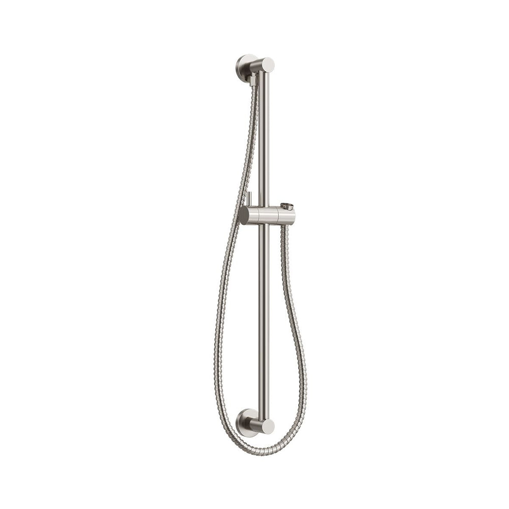 EDEN Shower Rail Brushed Nickel 700mm