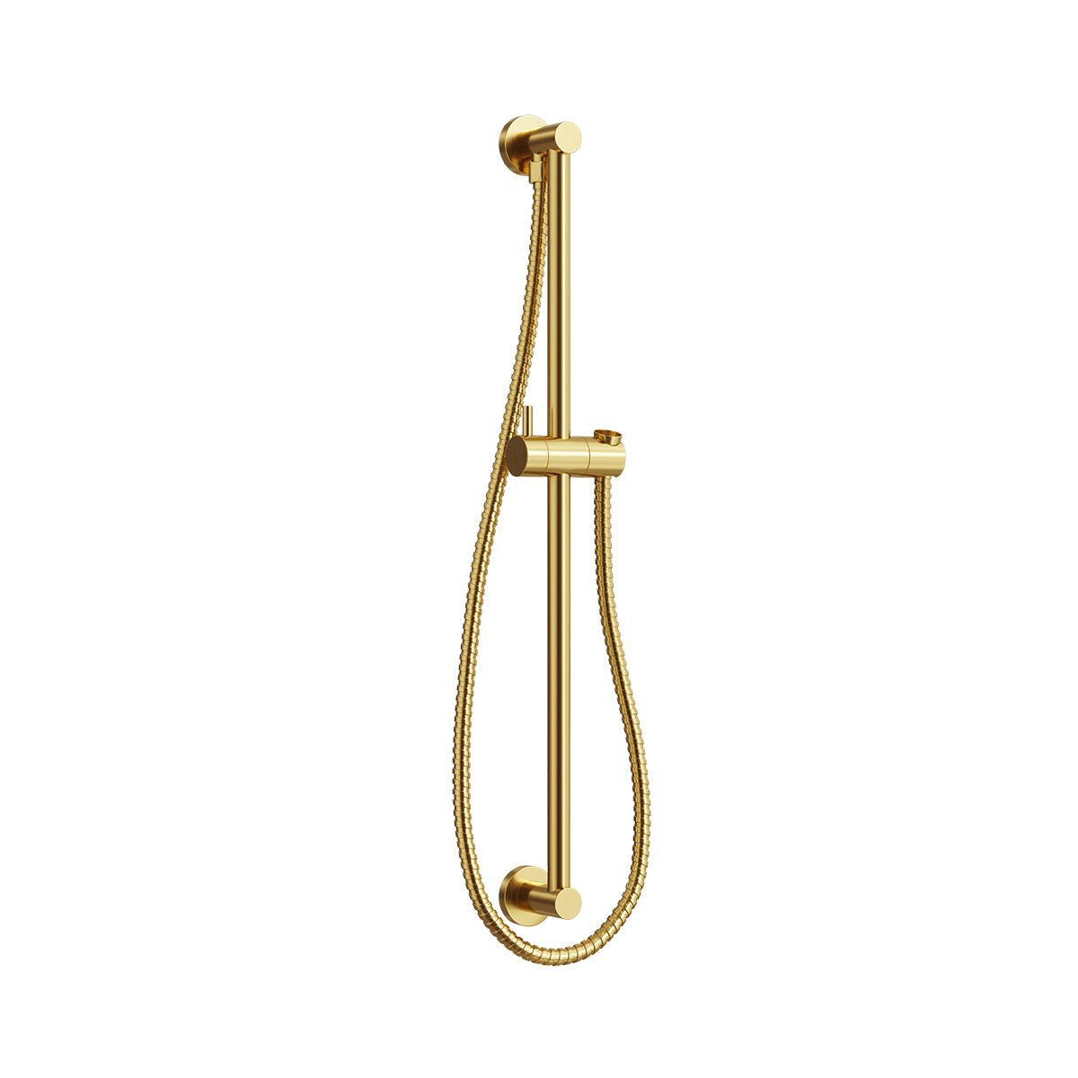 EDEN Shower Rail Brushed Brass 700mm