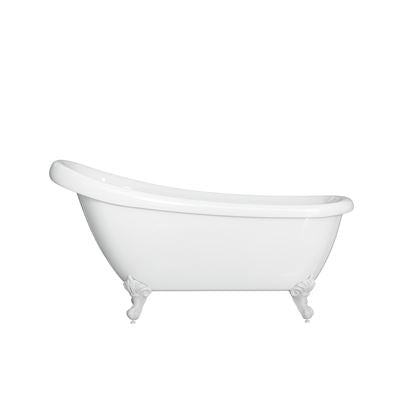 LAWSON Clawfoot Bath Kit White 1570mm /w White Feet