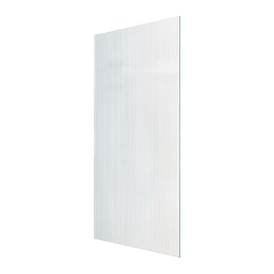 Frameless Fluted Glass Panel 900X2100x10mm