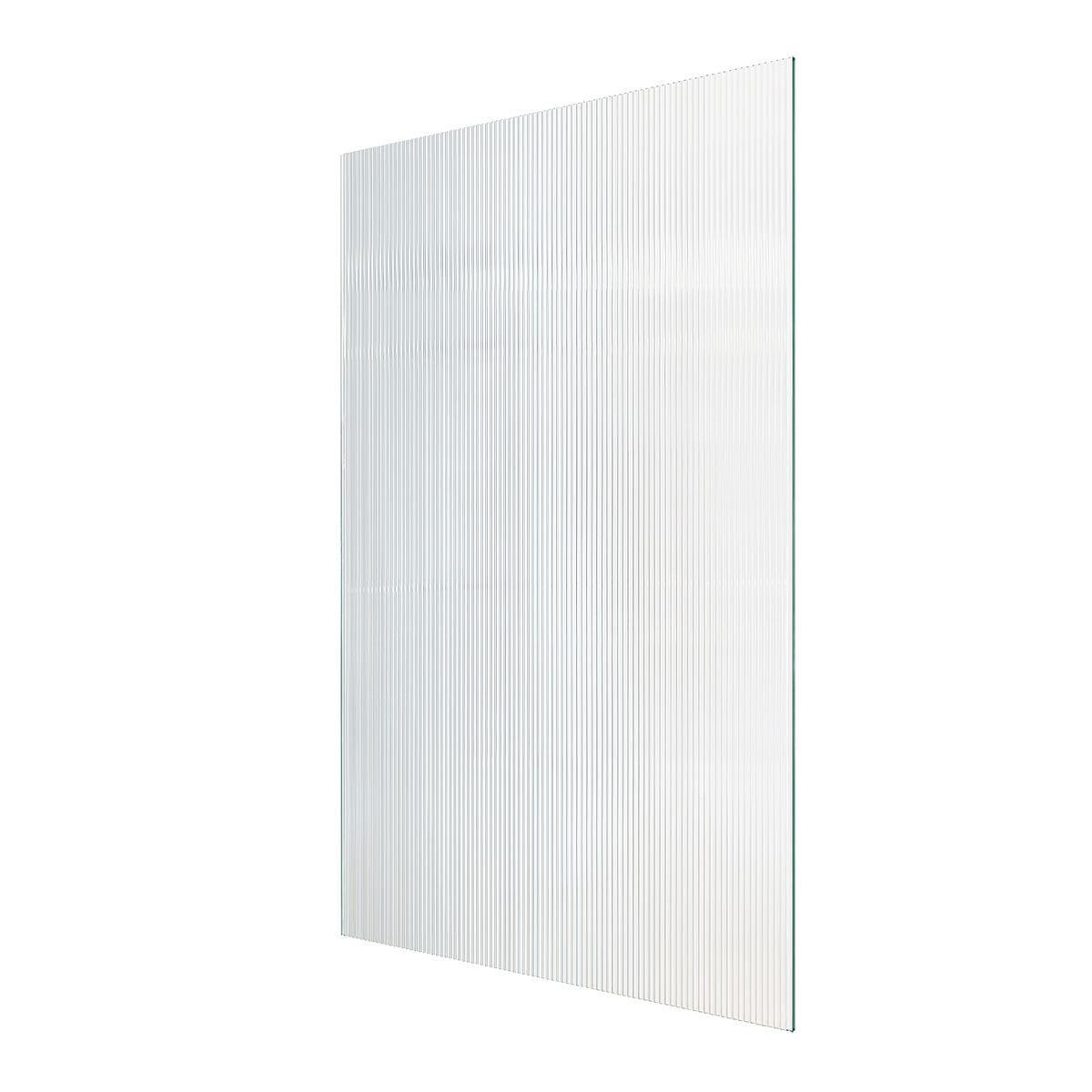 Frameless Fluted Glass Panel 1200X2100x10mm
