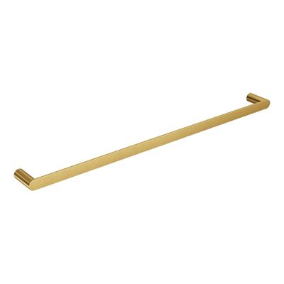 EDEN Single Towel Rail Brushed Brass 800mm