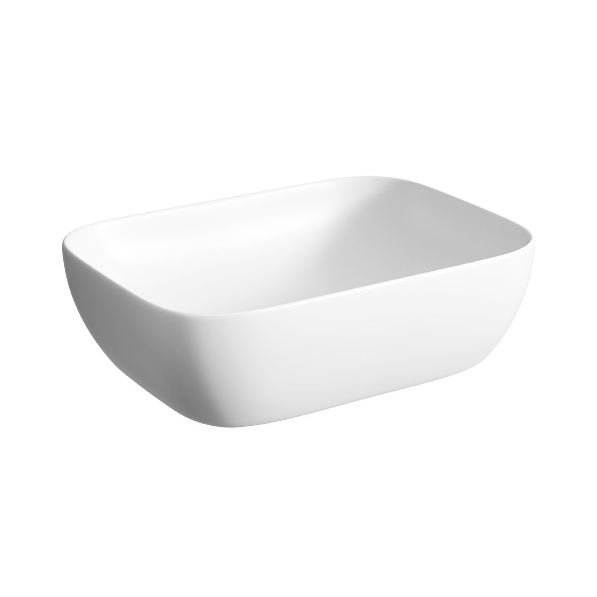 BYRON Bench Mount Basin Matte White