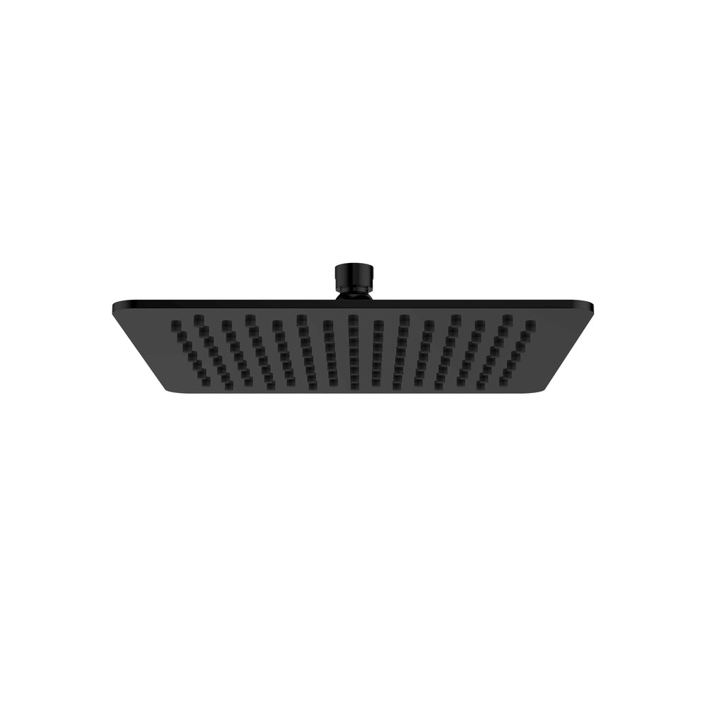 MONSOON Square Shower Head 250mm - Matte Black