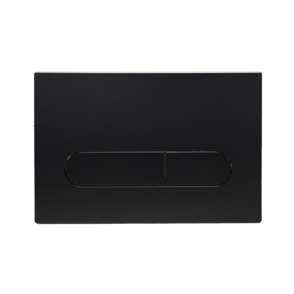 OLLIE Push Plate for Pneumatic Cistern Matte Black 236x152mm
