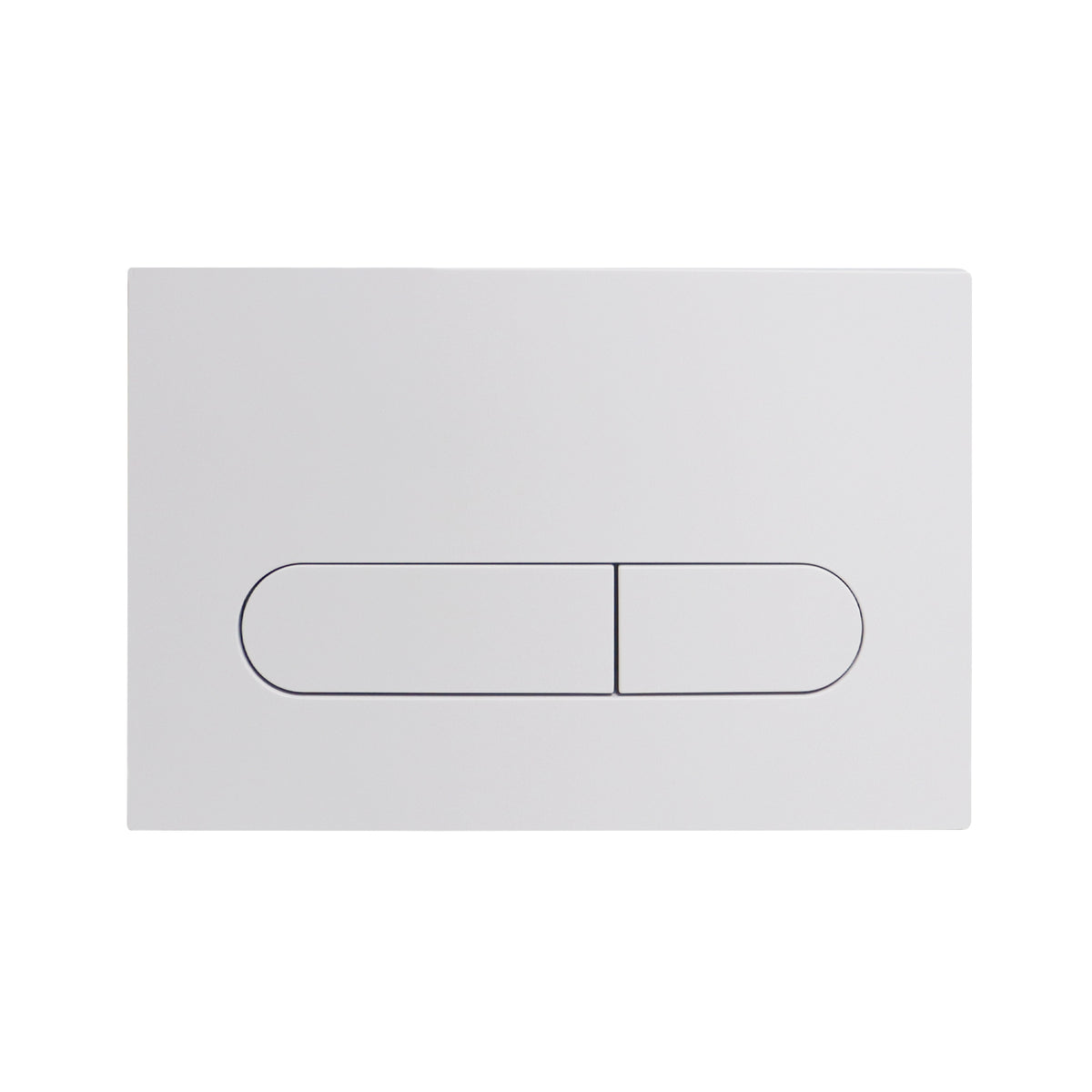 OLLIE Push Plate for Pneumatic Cistern Matte White 236x152mm