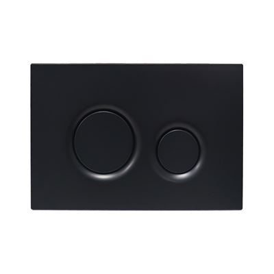 SPIN Push Plate for Pneumatic Cistern 243x159mm Matte Black