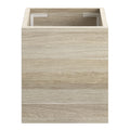 EDEN Wall Hung Modular Vanity Side Cabinet 300mm Oak Laminate, front view