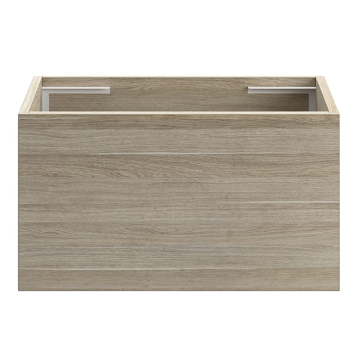 EDEN Wall Hung Modular Vanity 600mm Oak Laminate, front view