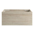 EDEN Wall Hung Modular Vanity 750mm Oak Laminate, front view