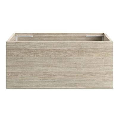 EDEN Wall Hung Modular Vanity 750mm Oak Laminate, front view