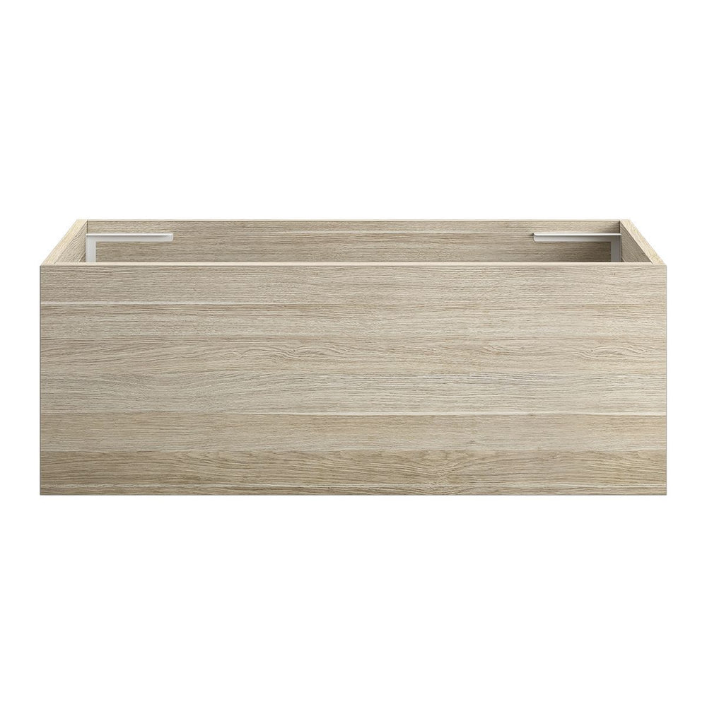 EDEN Wall Hung Modular Vanity 900mm Oak Laminate, front view