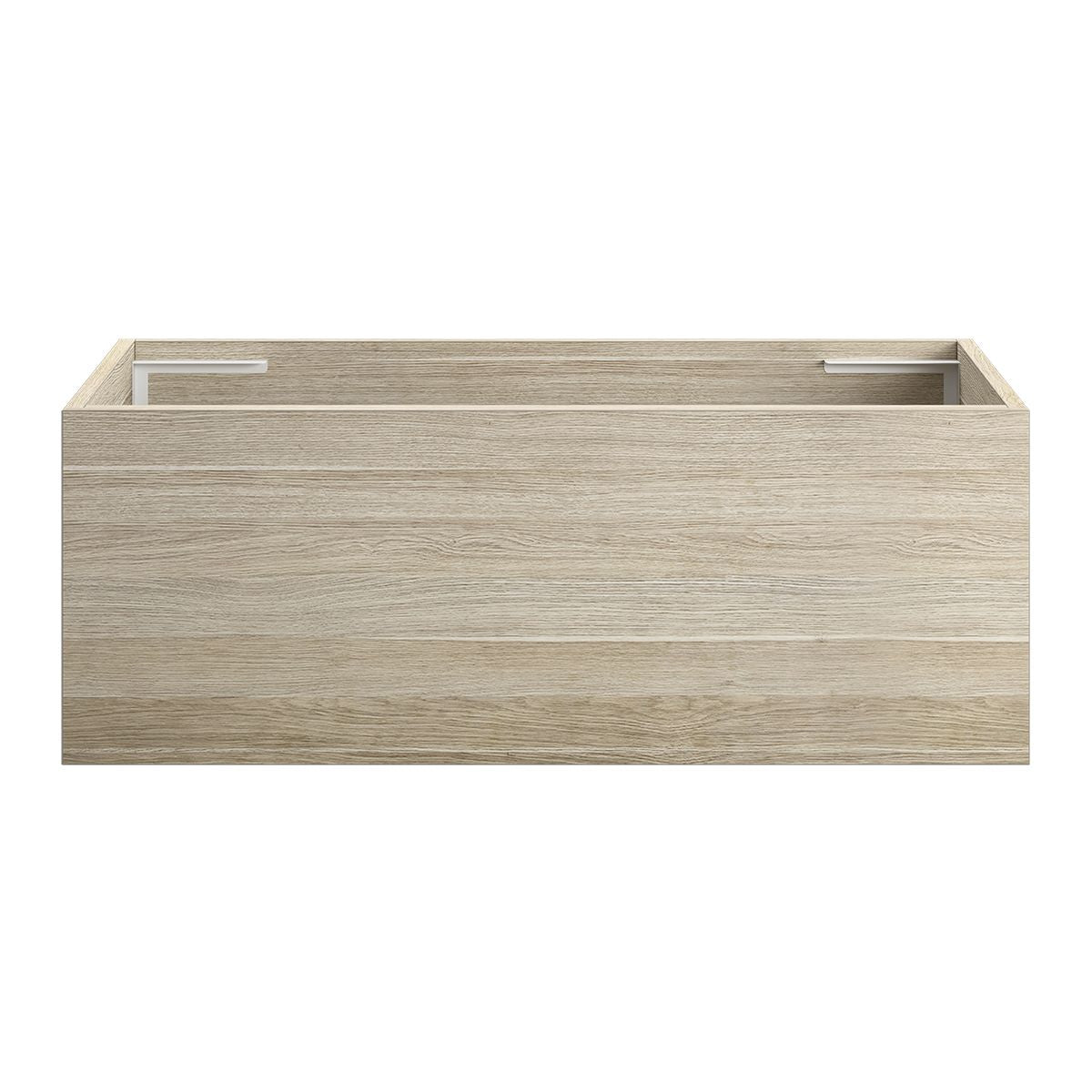 EDEN Wall Hung Modular Vanity 900mm Oak Laminate, front view