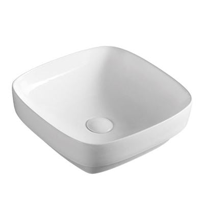 OMEGA Square Inset Basin Gloss White