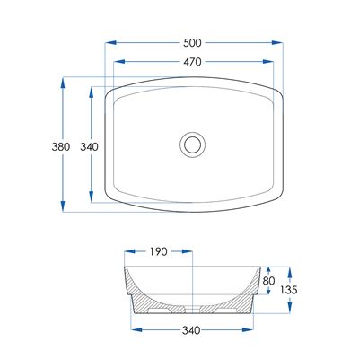 OMEGA Inset Basin Gloss White