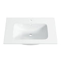 DELTA Ceramic Vanity Top with 1TH Gloss White 750mm