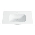 DELTA Ceramic Vanity Top with 1TH Gloss White 900mm